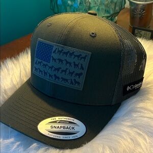 Columbia Olive Green Mesh Snapback Cap